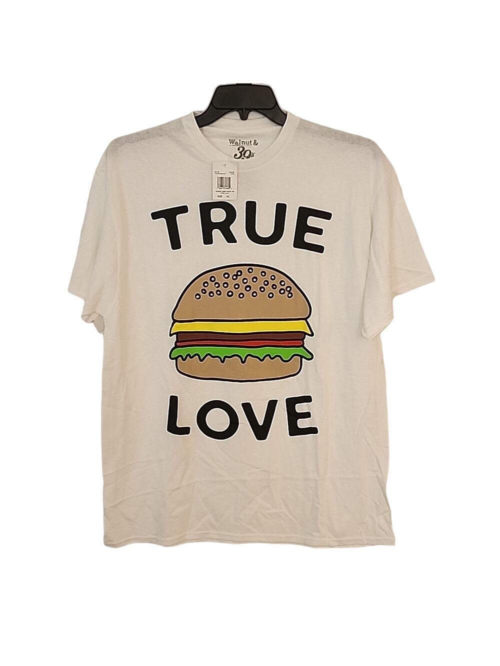 Walnut & 39th True Love Hamburger Graphic Tee, NWT, XL
